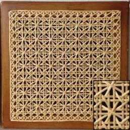 Double Daisy Cane Pattern Fancy Weave