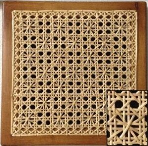 Daisy Buttons cane pattern